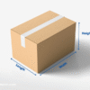 Coggurated BOX 5 PLY BROWN Heavy Duty Packaging BOX 44cm x 44cm x 44cm